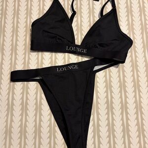 Lounge Underwear Black Bikini Set- NWT Never worn